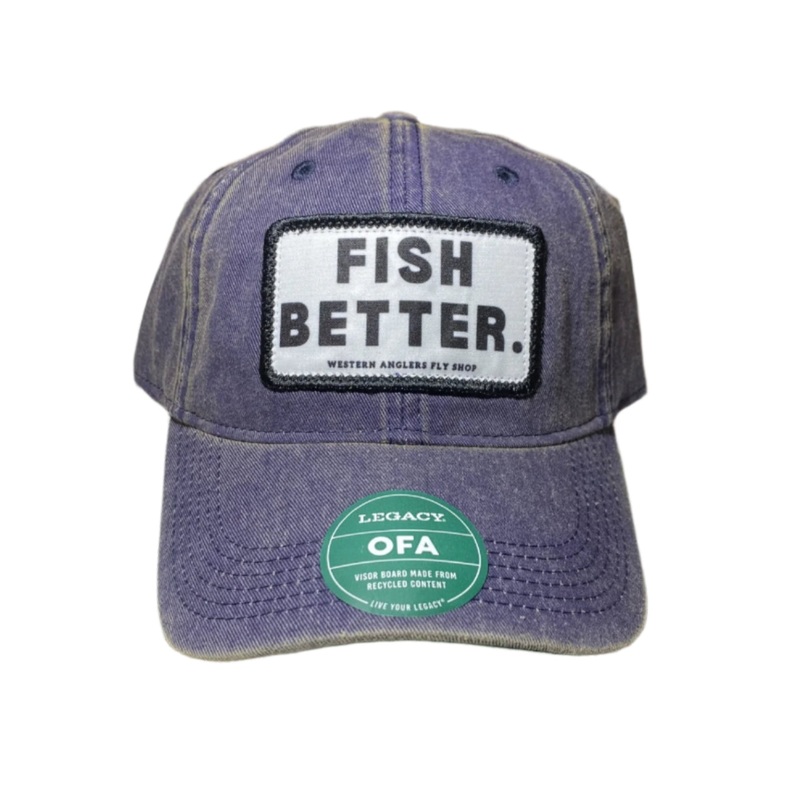 Fish Better – Western Anglers – Old Favorite Hat – Navy Navy OFA