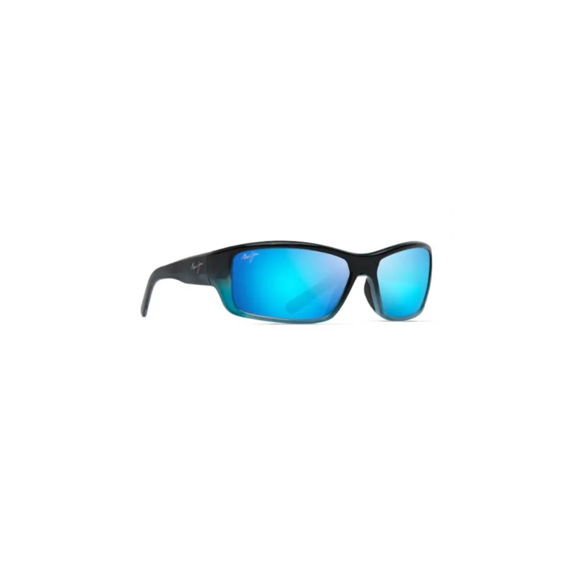 MAUI JIM BARRIER REEF POLARIZED SUNGLASSES BLUE WITH TURQUOISE BLUE HAWAII