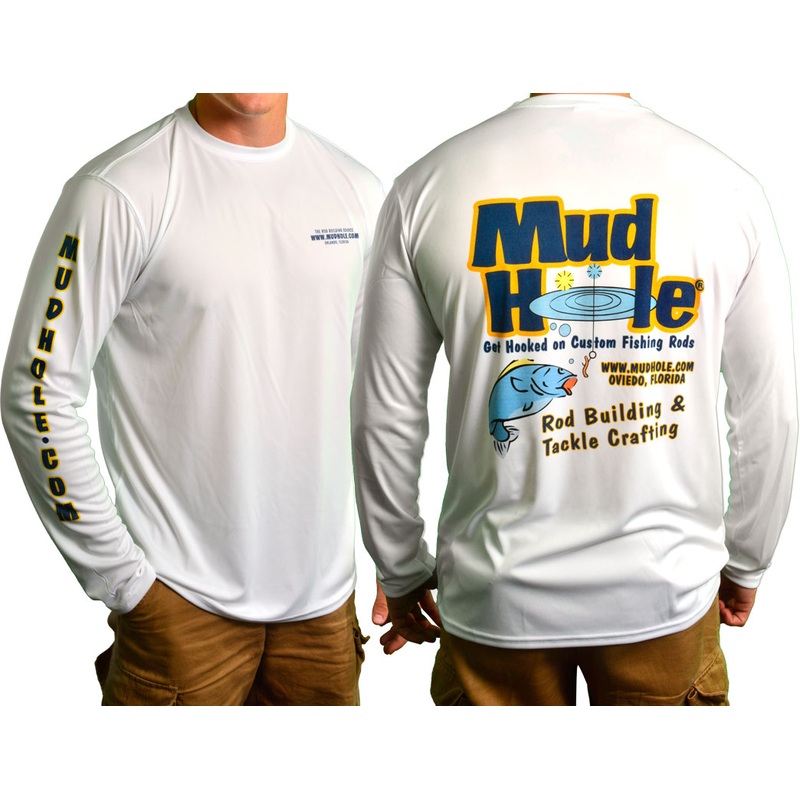 Mud Hole Cool & Dry Sport Long-Sleeve Mesh Performance Tee Medium