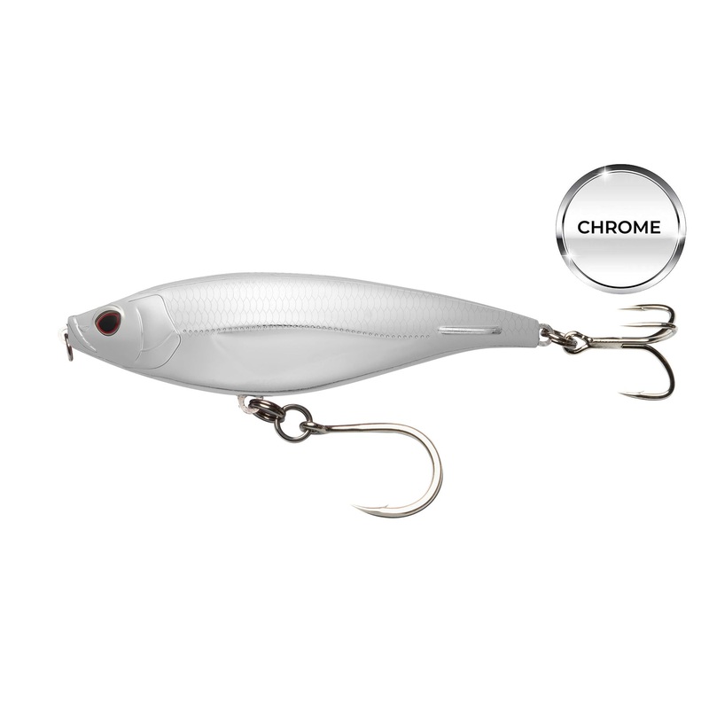 Nomad Madscad 190 AT Chrome Limited Edition Sink 7-1/2″ – 7-3/4oz Trolling Lures Model 190 AT Sinking – 7-1/2″ – 7-3/4oz Coral Sea Chrome