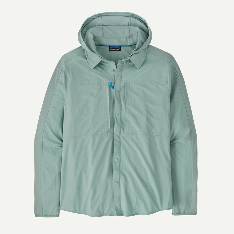 Patagonia – Men’s River Rambler Hybrid Sun Hoody Thermal Blue M