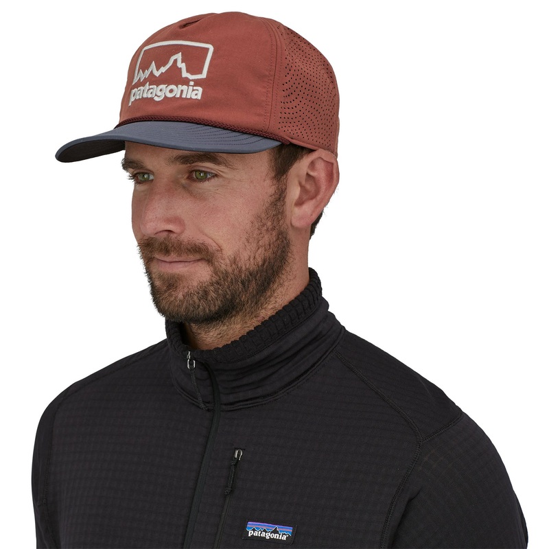 Patagonia Snowfarer Cap Outline Logo: Fox Red / OLFX OSFM