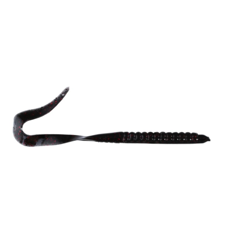Zoom U-Tale Worm 6-3/4″ (20 Pk) Black