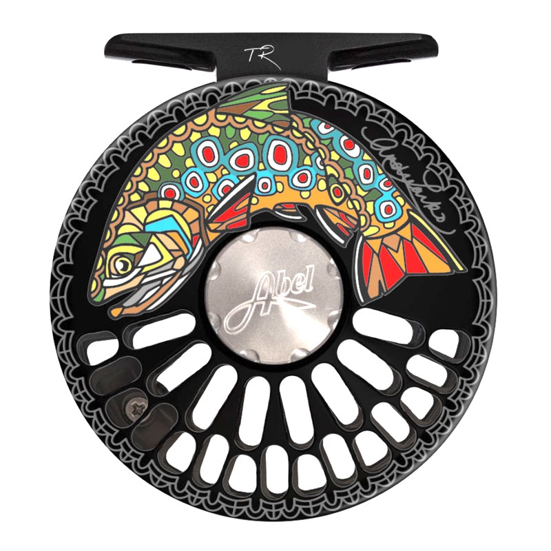 Abel TR Custom Larko Fly Reel 2/3 Larko Brown Trout