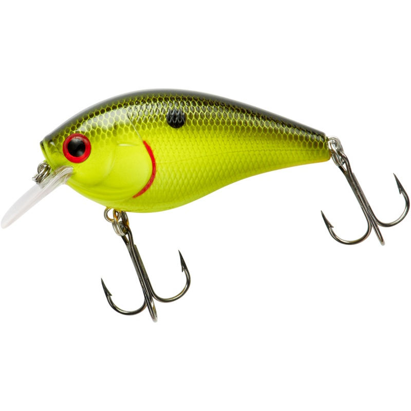 Booyah XCS Series Shallow Squarebill Crankbait Black Chartreuse XCS1 – 2 1/4 inch – 1/2 oz