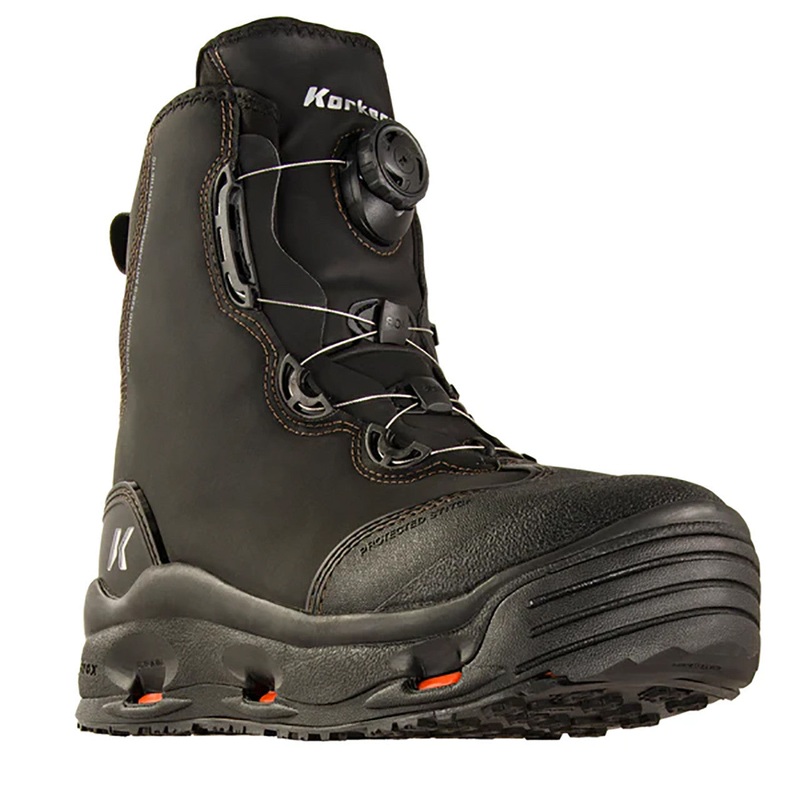 Korkers Devil’s Canyon Boot 7.0 Black Felt & Kling-On Soles