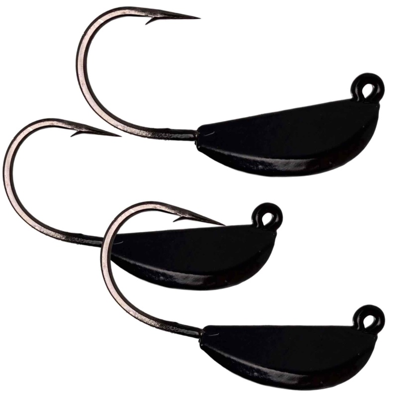 MagicTail Back Bay Tog Jigs 3 Pack Black 1 1/2oz