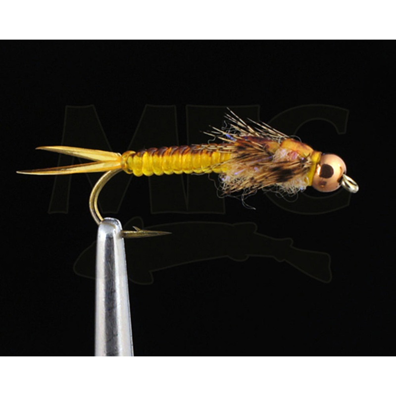 Montana Fly Company Pennington’s B.H. D-Rib Golden #14 14 1 dozen