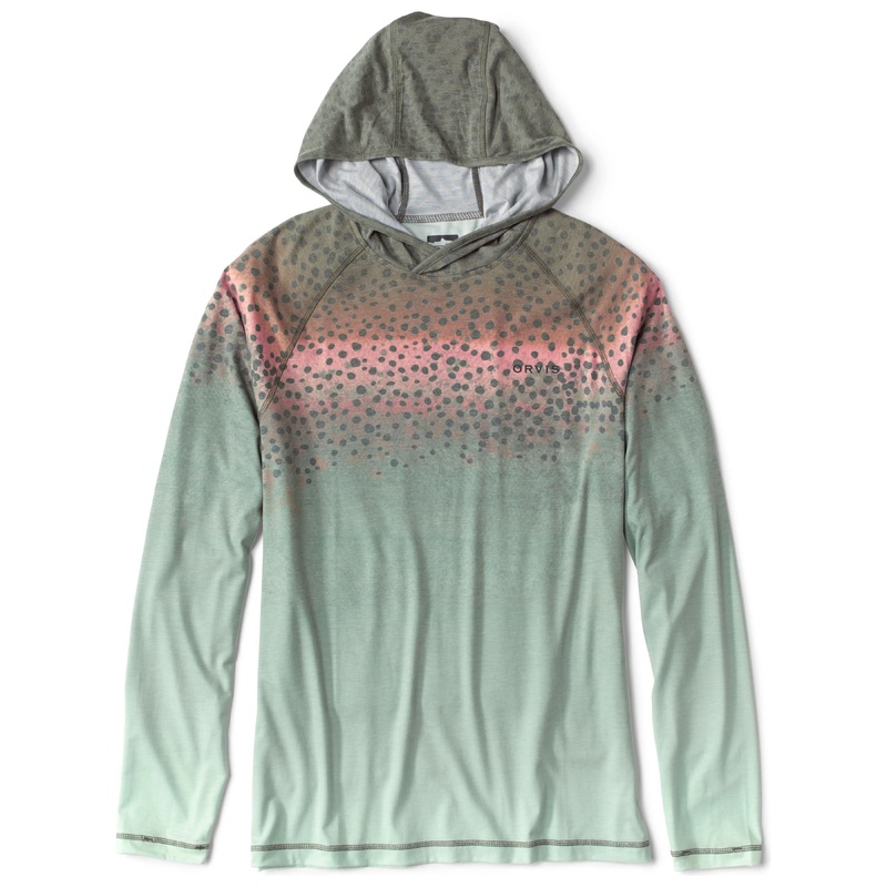 Orvis Dricast Printed Hoodie Rainbow Trout Small