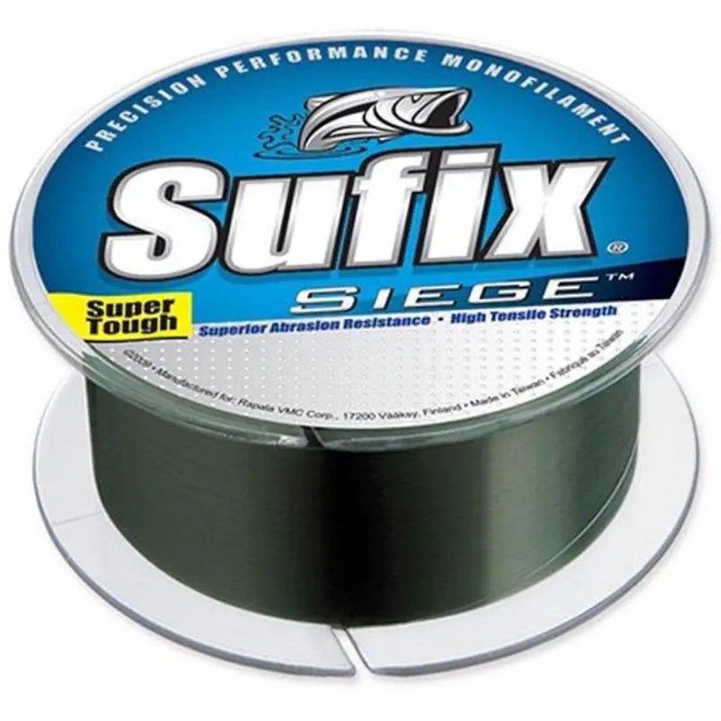 Sufix Siege Monofilament Line (330 yd) 8lb Clear*
