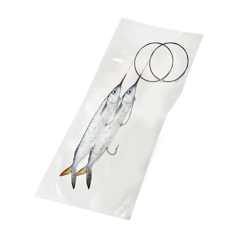 BIONIC BAIT FROZEN HORSE BALLYHOO WIRE RIGGED 2 PACK