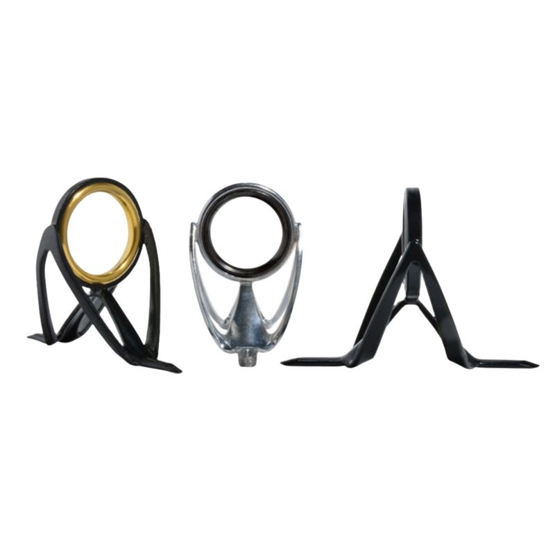 Boat Rod Guides Black Halide 8