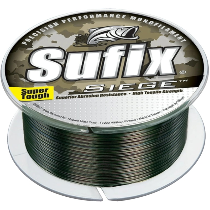 Sufix Siege Monofiliment Line 8lb, 330yds Camo