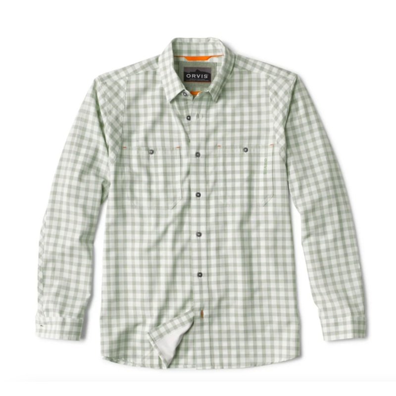 Orvis Tech Chambray Work Shirt – Regular – Mojito Medium