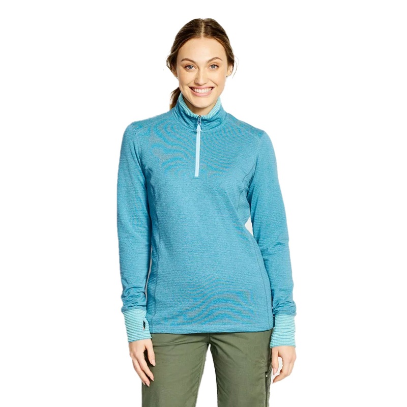 Orvis W’s Horseshoe Hills 1/4 Zip Blue Ice XS