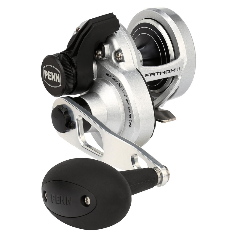 Penn Fathom II Single Speed Lever Drag Reels FTHII10XNLD