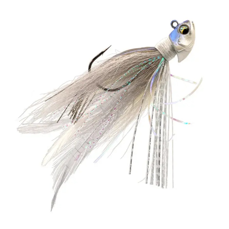 6th Sense Flock Hair Jig 3/4 oz Gizzard Shad