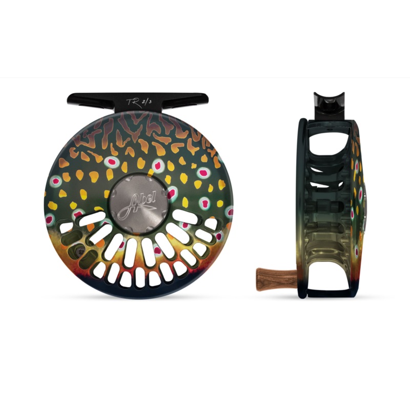 Abel TR Fly Reel – Native Brook – 2/3 WT with Walnut Handle 2/3 wt