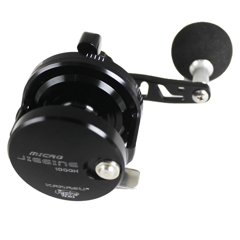 Jigging World Micro Jigging Lever Drag Reels Black Right