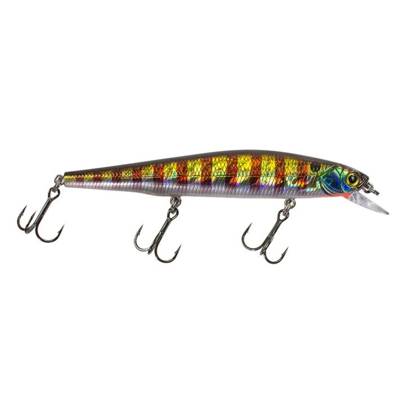 Lunkerhunt 4.3″ Sushi Jerkbait 110S- Natural Series Sun Perch