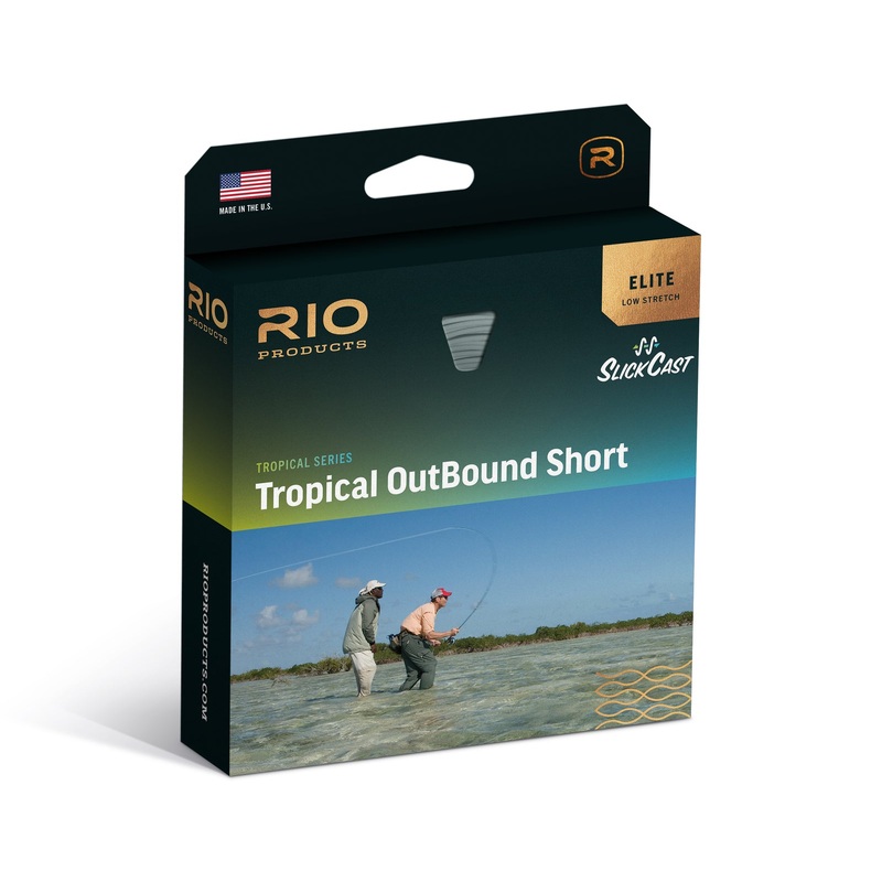 Rio Elite Tropical Outbound Short Fly Line WF8F Dark Sand/Blue