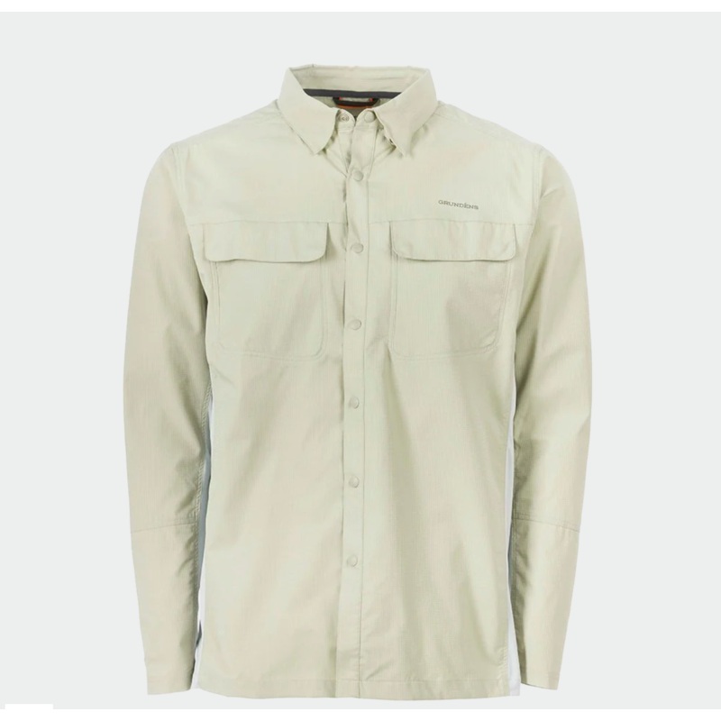 Grundens Binnacle Long Sleeve Shirt – Tea Medium