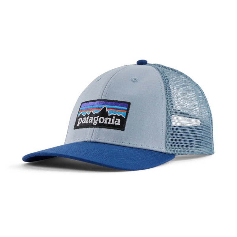 Patagonia P-6 Logo LoPro Trucker Hat – Steam Blue