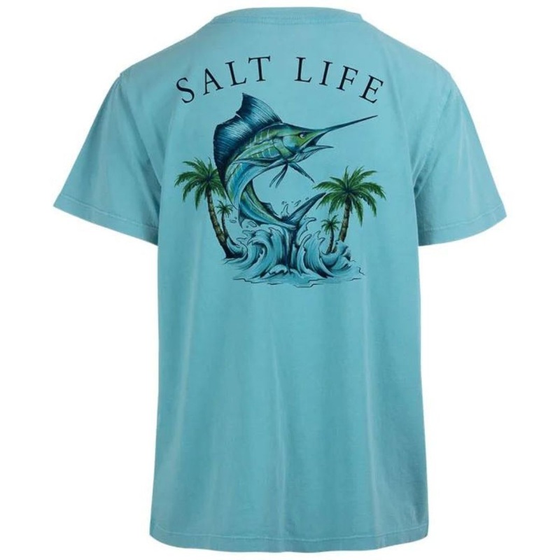 SALT LIFE SAILING PALMS TEE ATLANTIS S