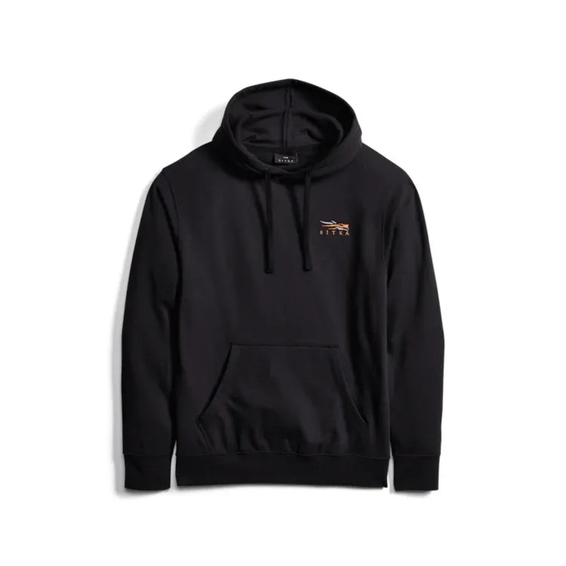 Sitka Icon Classic Pullover Hoody Sitka Black/Orange S