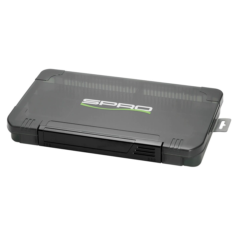 SPRO 3600 Jig Storage Tackle Box SPRO Box 3600 Jig Black Tackle Box