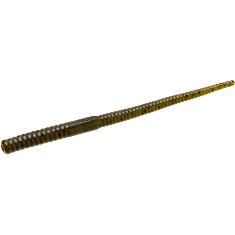 Zoom Shakey Head Finesse Worm – 5 Inch Green Pumpkin