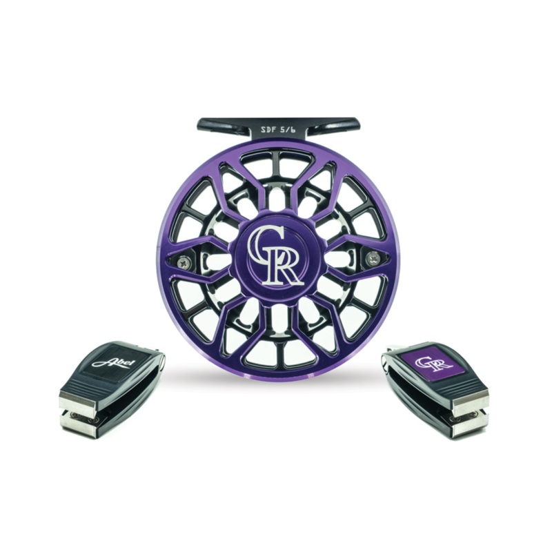 Abel SDF Fly Reel – Colorado Rockies – 5/6 WT with Matching Nipper 5/6 wt