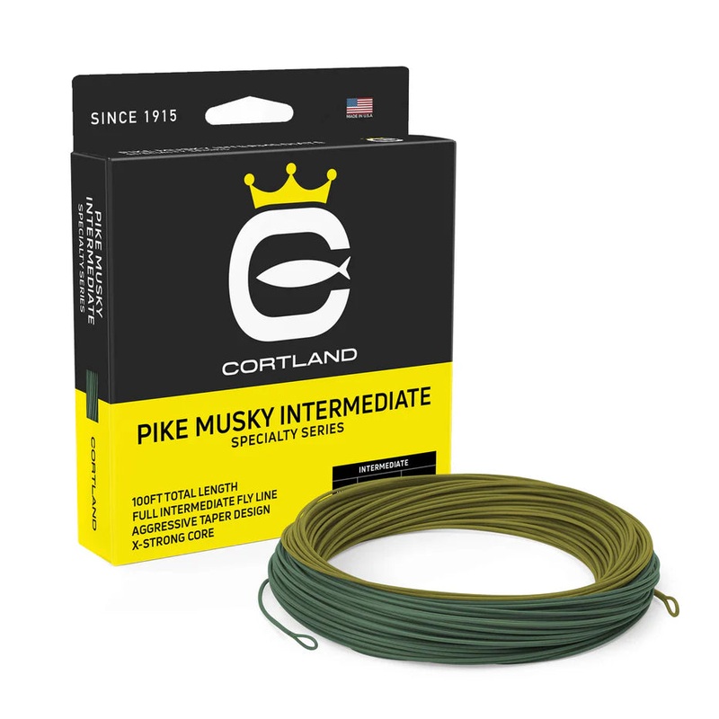 Cortland Pike Musky Intermediate WF8I Olive/Aqua Green