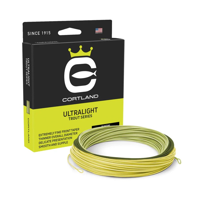 Cortland Ultralight WF2F Aqua Green/Dark Green/ Pale Yellow