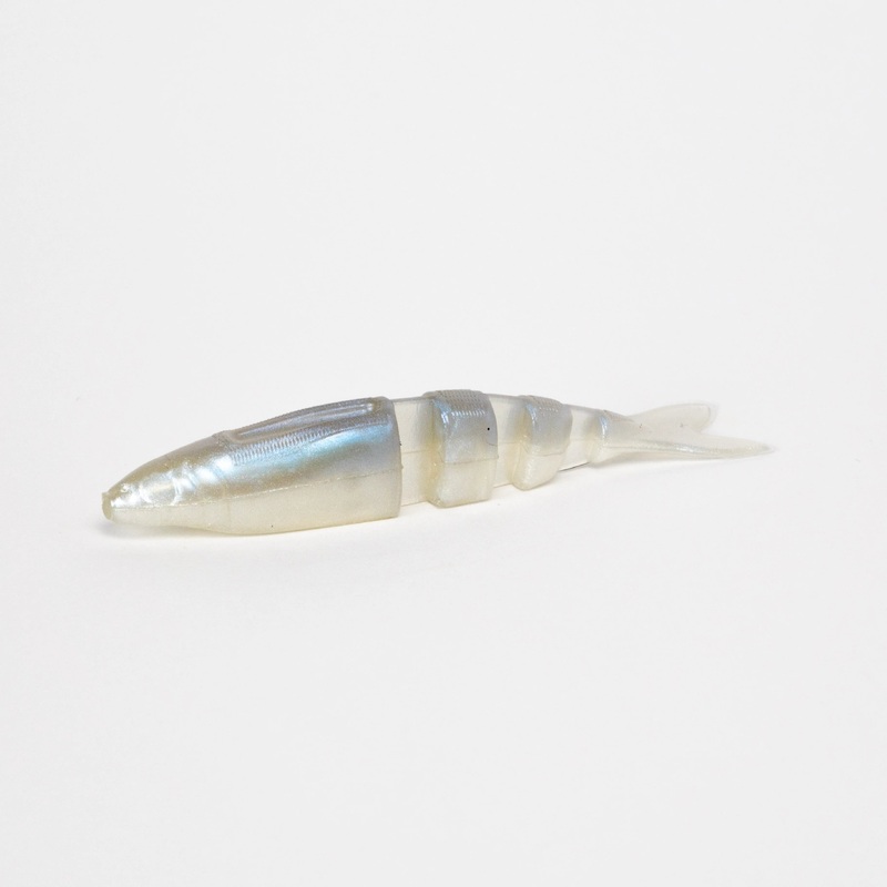 LAKE FORK LURE CO LIVE MAGIC SHAD V-TAIL Albino Shad 3.5″