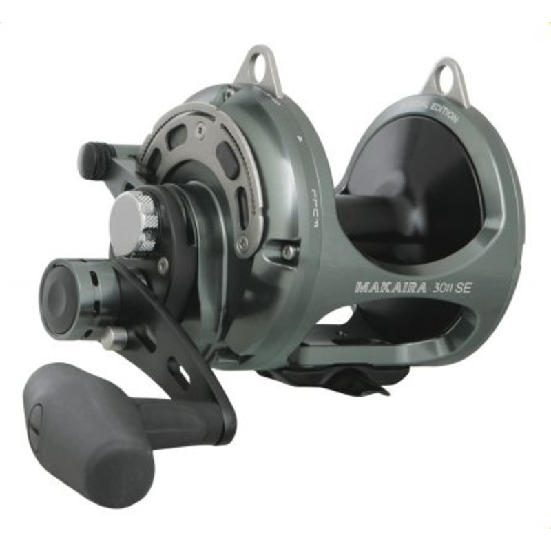 Okuma Makaira Special Edition 2-Speed Lever Drag Reels 10 Gun Metal