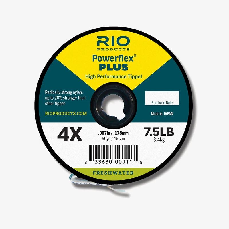 RIO POWERFLEX PLUS TIPPET 7x 50Yd