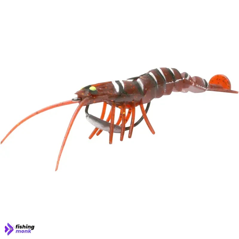 Savage Gear 3D TPE Shrimp Soft Plastic Lure | 6.6cm Root Beer