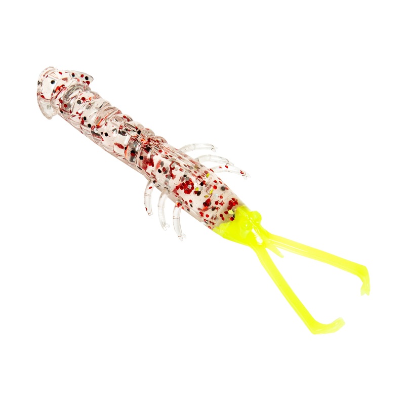 Z-Man Trout Trick Jerk ShrimpZ 4 inch Soft Plastic Shrimp 5 pack Bloody Mary Sunday