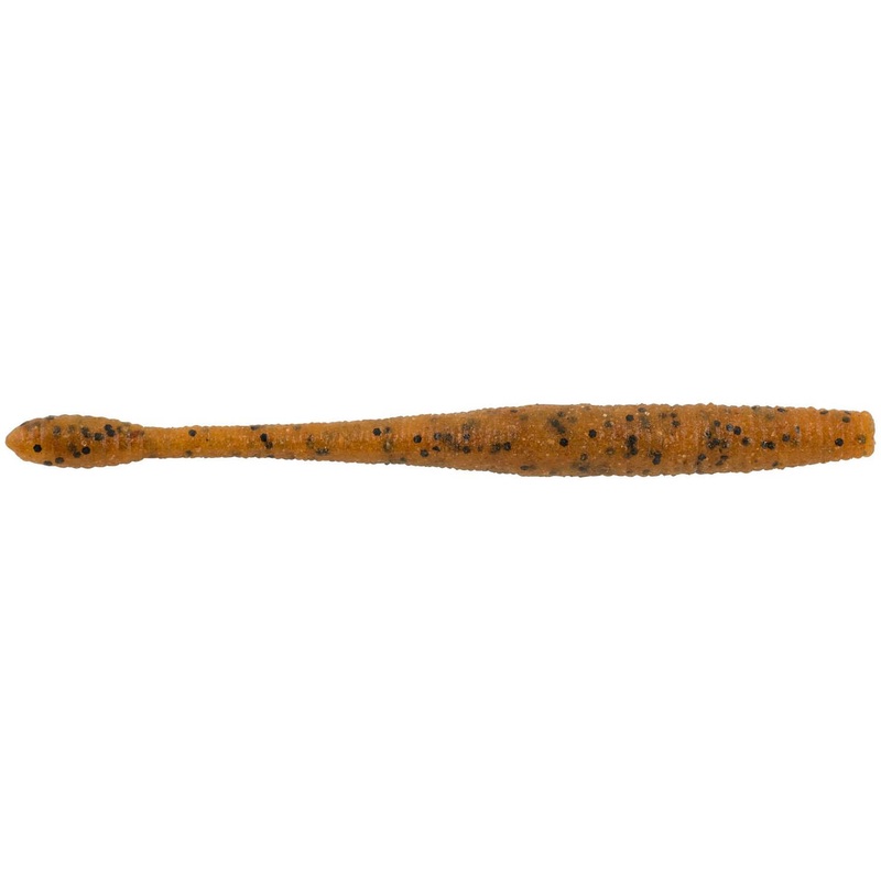 Berkley PowerBait MaxScent Hit Worm Soft Plastic Finesse Worm Black 4 1/2 inch