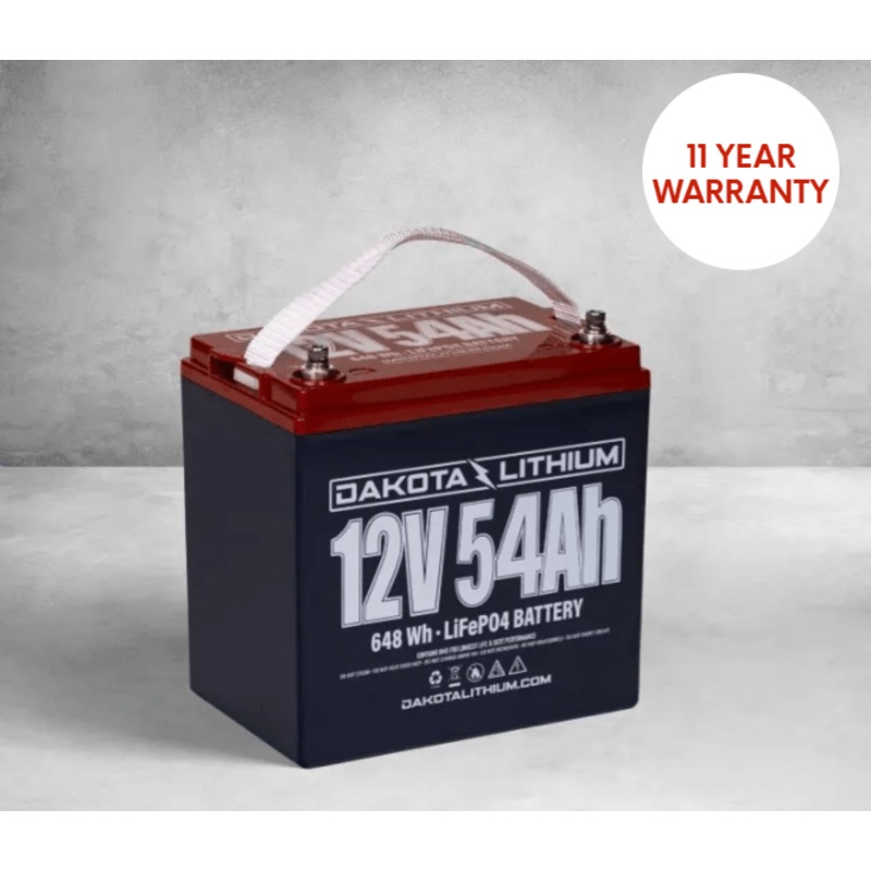 DAKOTA LITHIUM 12V 54AH DEEP CYCLE LIFEPO4 BATTERY