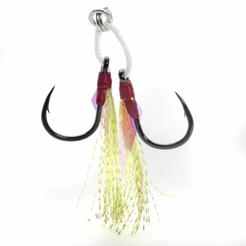 MUSTAD SLOW PITCH ASSIST HOOKS 10820NP BN 2/0