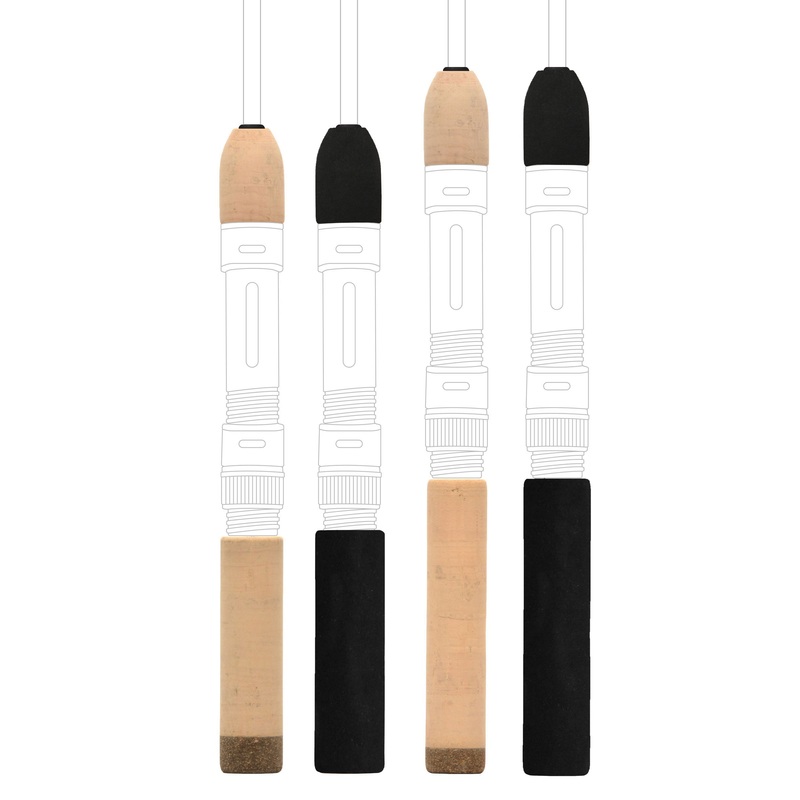 One-Piece Rear Grip Kits for Ice Rods Cork 3 in. Rear | 1.5 in. Fore