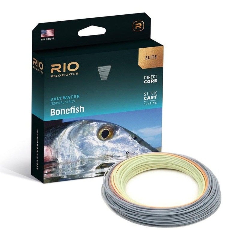 Rio Elite Bonefish Fly Line Sand/Orange/Blue WF8F
