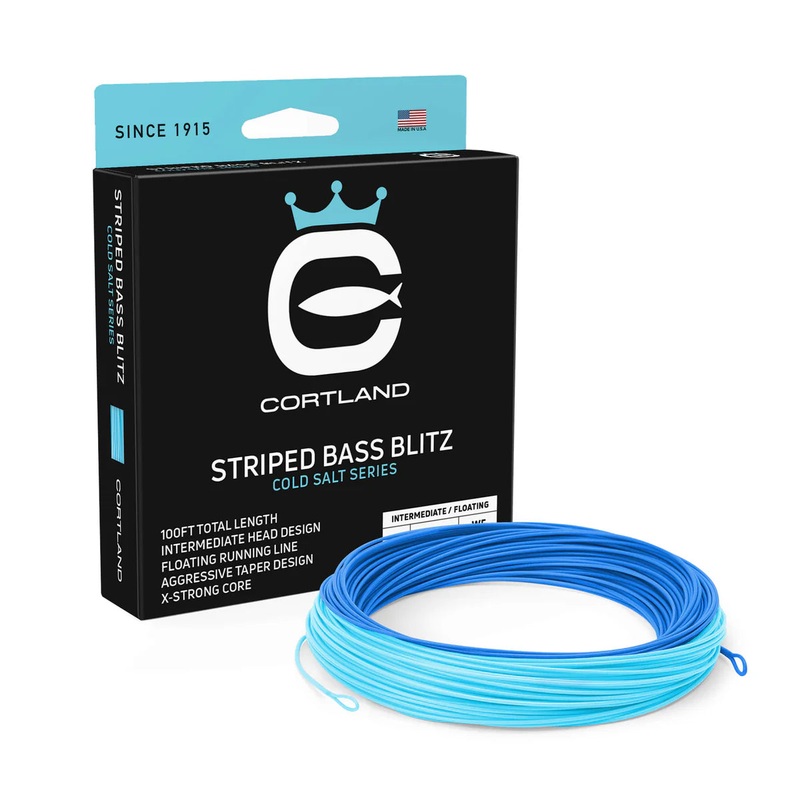 Cortland Striped Bass Blitz Fly Line WF7I/F