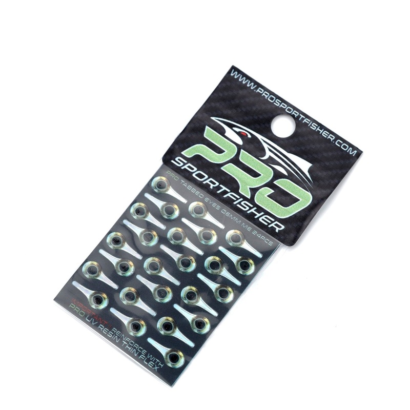 Pro Sportfisher 3D Tabbed Eyes 3 mm