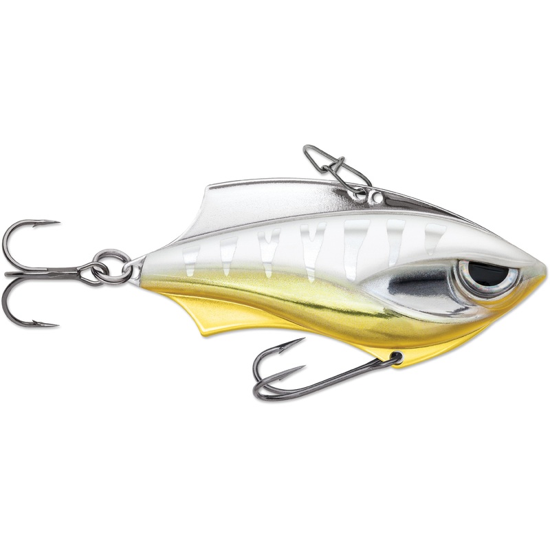 Rapala Rap-V Blade 05 Blade Bait Lipless/Crankbait Hybrid Albino Chrome Tiger