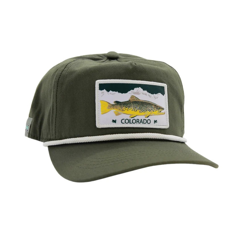 Rep your Water – Colorado Wild Brown Hat Green