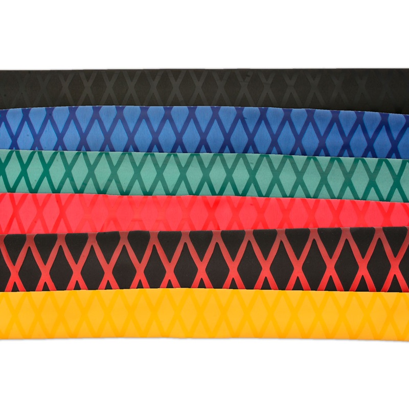 X-Pattern Colored Heat Shrink Tubing Black 25mm