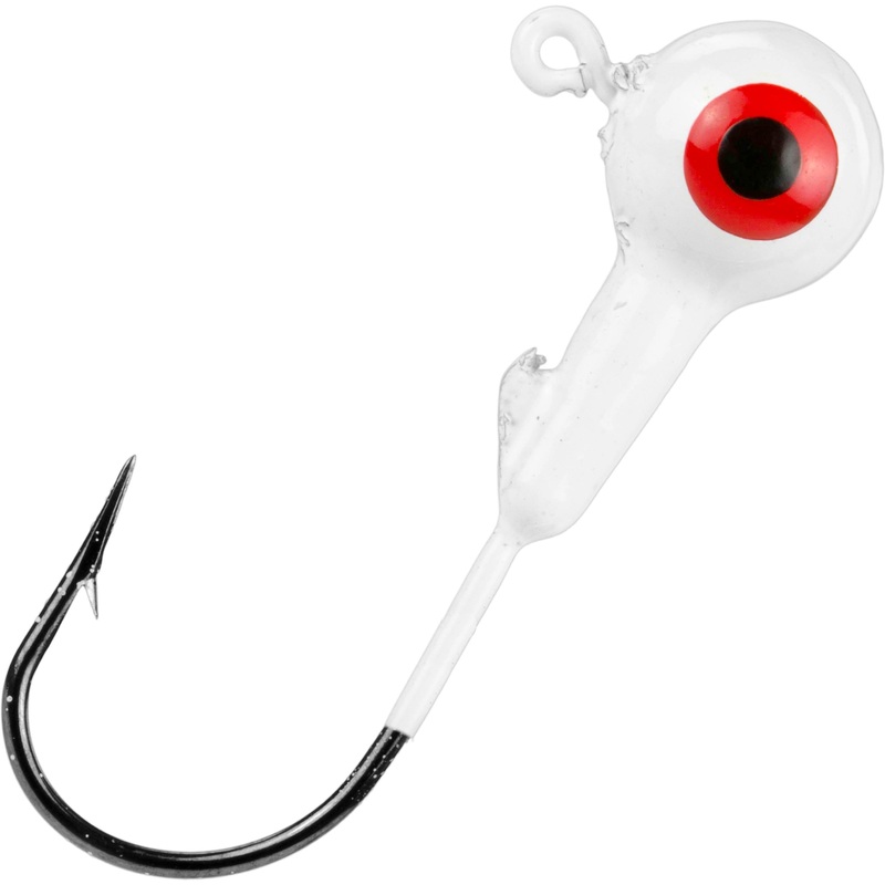 Mr. Crappie Slab Slasher Jigheads – 8 pack Chartreuse 1/32 oz